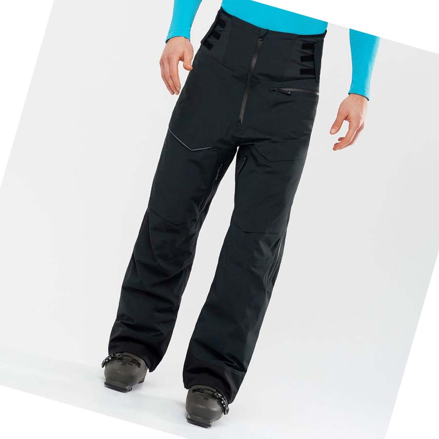 Pantalones De Esquí Salomon GRAVITY GORE-TEX Hombre Negros | MX 3125RVD